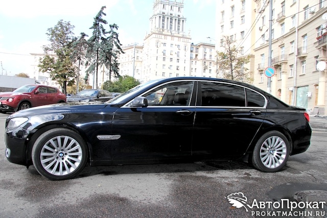 прокат BMW 750LI недорого без залога Москва