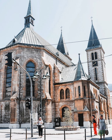 Католический собор в городе Сараево
